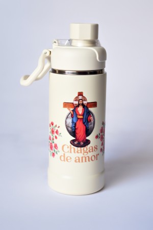 GARRAFA TÉRMICA JESUS DAS SANTAS CHAGAS - 750ML