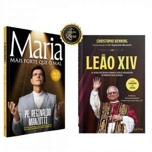 KIT LIVRO MARIA MAIS FORTE QUE O MAL + LIVRO LEÃO XIV