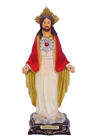 IMAGEM SAGRADO CORAÇÃO DE JESUS - 20 CM 