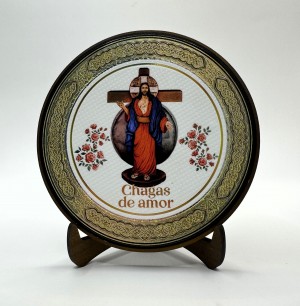 ADORNO MESA CHAGAS DE AMOR  JESUS DAS SANTAS CHAGAS