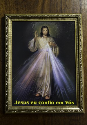 QUADRO DE PAREDE JESUS MISERICORDIOSO 22X27