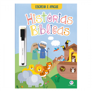 LIVRO HISTÓRIAS DA BÍBLIA - ACOMPANHA CANETA