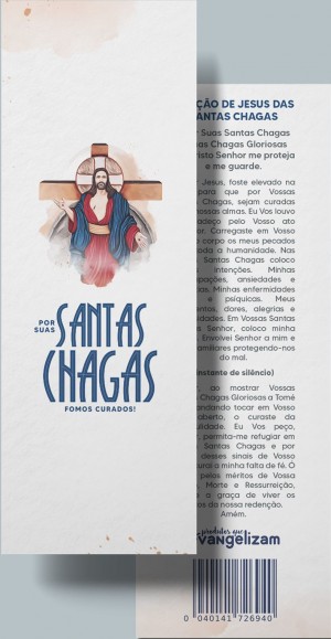 MARCA PÁGINA DE JESUS DAS SANTAS CHAGAS