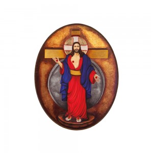 IMÃ DE GELADEIRA ÍCONE JESUS DAS SANTAS CHAGAS