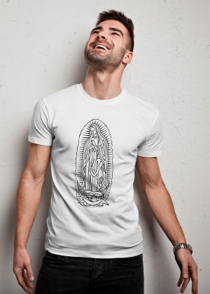 CAMISETA MASC NOSSA SRA DE GUADALUPE BRANCA- M