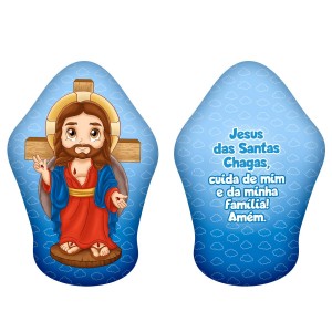 ALMOFADINHA JESUS DAS SANTAS CHAGAS BABY