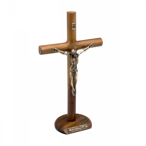 CRUCIFIXO CILÍNDRICO DE MESA- 26 CM