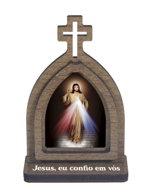 CAPELA JESUS MISERICORDIOSO 9CM