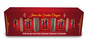 KIT DE VELAS VIRTUDES JESUS DAS SANTAS CHAGAS