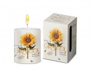 VELA AROMATIZADA GIRASSOL
