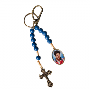 CHAVEIRO DEZENA - SÃO CARLO ACUTIS - AZUL