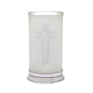 PORTA-VELAS CRUCIFIXO