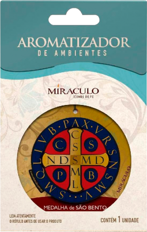 AROMATIZADOR DE AMBIENTE - MEDALHA DE SÃO BENTO