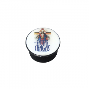 POP SOCKET JESUS DAS SANTAS CHAGAS - BRANCO