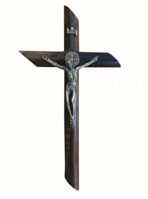 CRUCIFIXO DE PAREDE CILINDRICO 