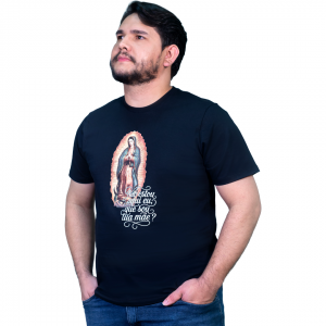 CAMISETA UNISSEX PRETA - N.S DE GUADALUPE - G
