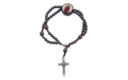 PULSEIRA TERÇO MAD HEMATITA 4MM 