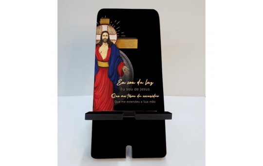 PORTA-CELULAR JESUS DAS SANTAS CHAGAS PRETO