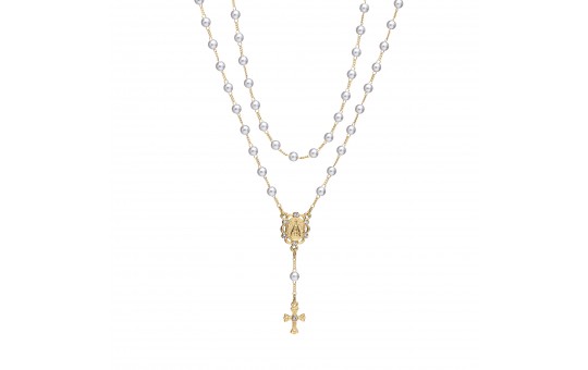 COLAR NOSSA SENHORA APARECIDA - PÉROLAS