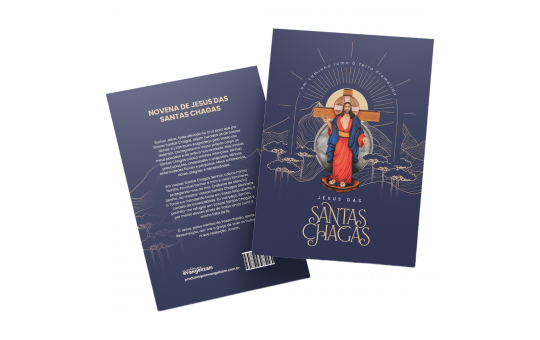 CARTÃO POSTAL - JESUS DAS SANTAS CHAGAS