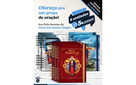 DIÁRIO ESPIRITUAL 2026 - 8 UNIDADES 