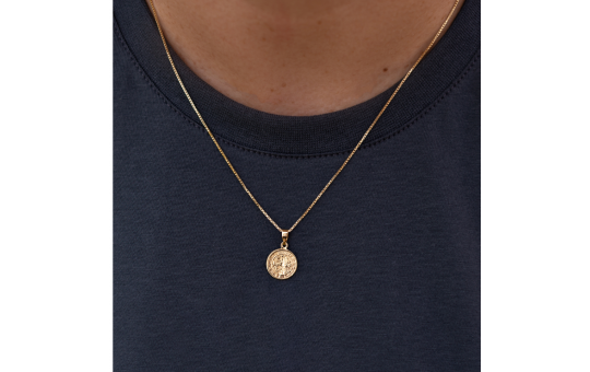 COLAR DOURADO SEMIJOIA - SÃO BENTO