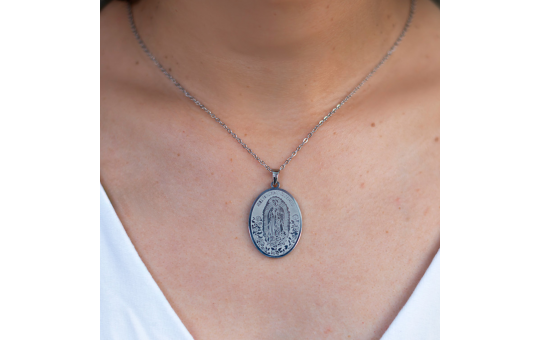 COLAR INOX NOSSA SENHORA DE GUADALUPE