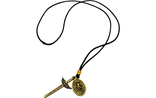 CORDÃO ESPADA E MEDALHA DE SÃO MIGUEL