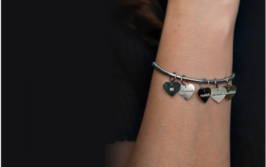 PULSEIRA VIRTUDES INOX - JESUS DAS SANTAS CHAGAS