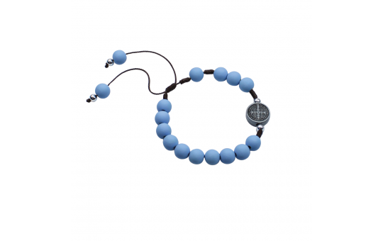 PULSEIRA SÃO BENTO AZUL - CONTAS EMBORRACHADAS