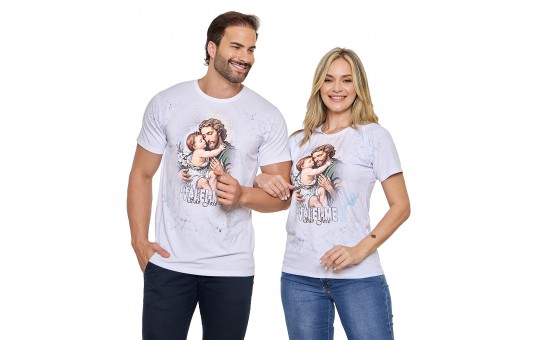 CAMISETA UNISSEX BRANCA - SÃO JOSÉ - M
