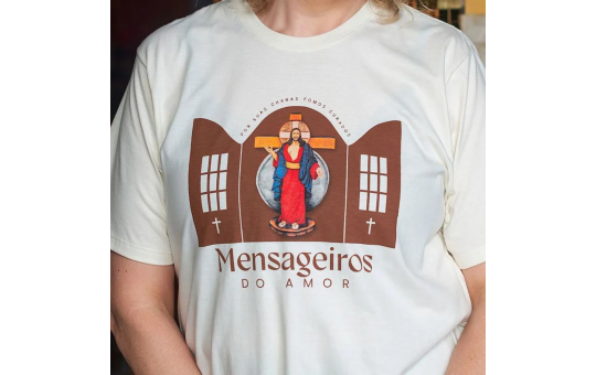 CAMISETA MENSAGEIROS DO AMOR - GG