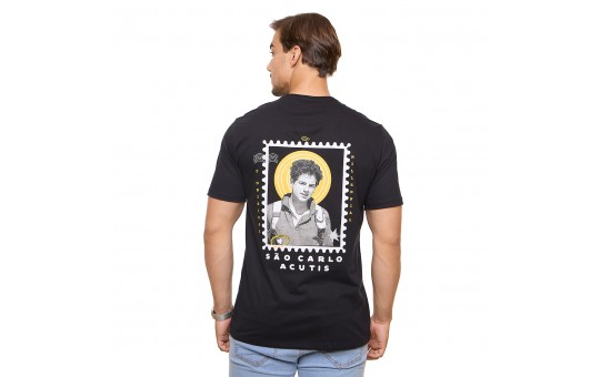 CAMISETA UNISSEX PRETA - CARLO ACUTIS - M