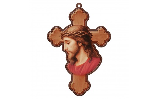 CRUZ SAGRADA FACE - 17CM