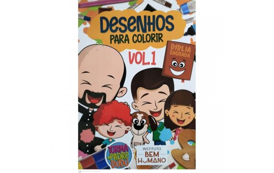 LIVRO DESENHOS PARA COLORIR VOL. 1