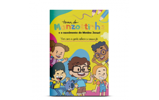 LIVRO DE COLORIR - TURMA DO MANZOTTINHO