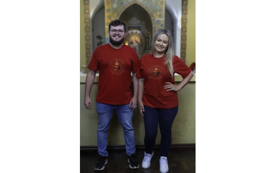 CAMISETA UNISSEX SAGRADO CORAÇÃO - VERMELHA - PP