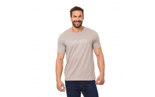 CAMISETA UNISSEX CINZA - SÃO BENTO - GG