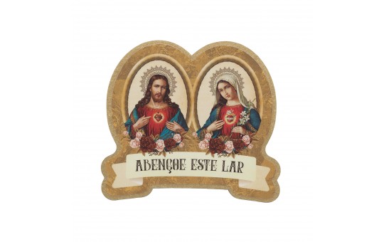 ADORNO DE PORTA - SAGRADO CORAÇÃO 