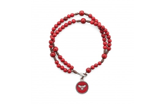 PULSEIRA TERÇO ESPÍRITO SANTO - VERMELHA