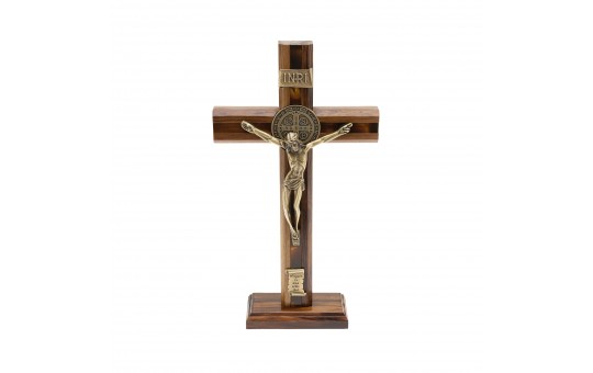 CRUCIFIXO DE PAREDE/MESA - 26 CM