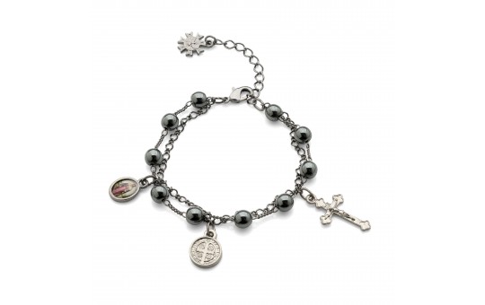 PULSEIRA NOSSA SENHORA DAS LÁGRIMAS - HEMATITA