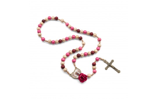 TERÇO FLOR  JESUS DAS SANTAS CHAGAS