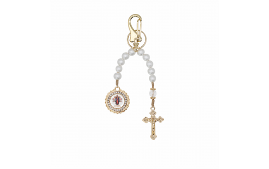 CHAVEIRO DEZENA JESUS DAS SANTAS CHAGAS - BRANCO