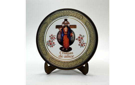 ADORNO MESA CHAGAS DE AMOR  JESUS DAS SANTAS CHAGAS