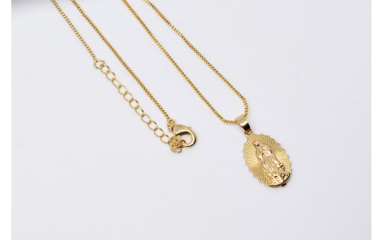 COLAR SEMIJOIA - NOSSA SENHORA DE GUADALUPE