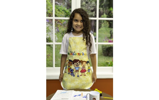 AVENTAL INFANTIL - TURMA DO MANZOTTINHO
