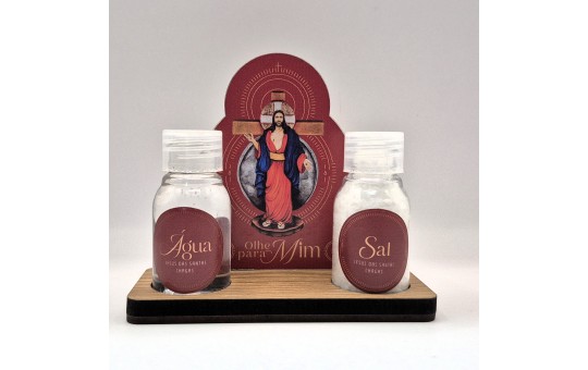 CONJUNTO SACRAMETAL JESUS DAS SANTAS CHAGAS - VERMELHO