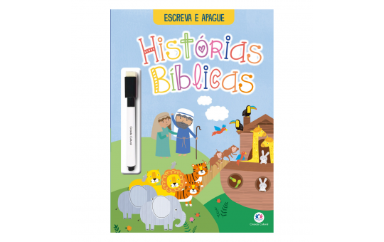 LIVRO HISTÓRIAS DA BÍBLIA - ACOMPANHA CANETA