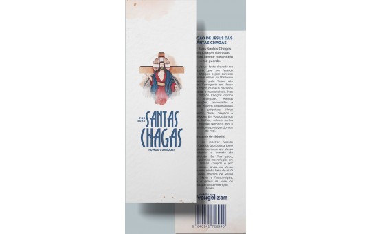 MARCA PÁGINA DE JESUS DAS SANTAS CHAGAS